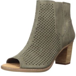 TOMS Women's Majorca Peep Toe Fashion Boot